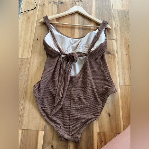 Brown bathing suit. - Picture 2 of 3